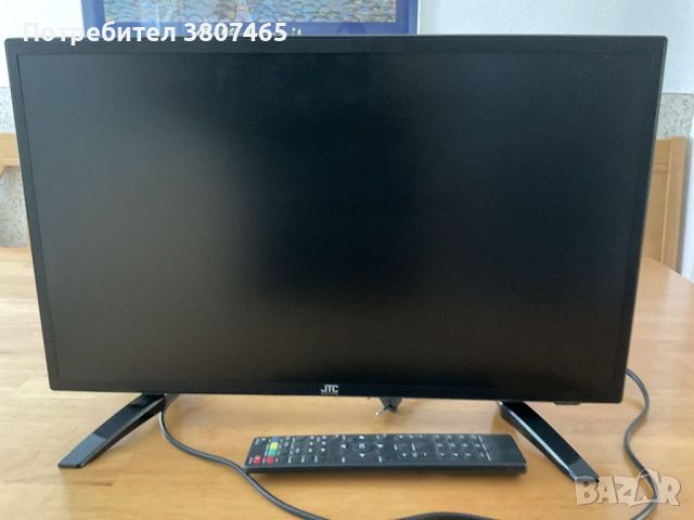 24. Продавам Телевизор JTC 21,5”Full HD LED. Модел DVB-PM1215015HCATS. Разделителна способност 1920-