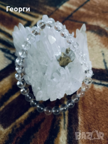 Естествен Планински кристал гривна