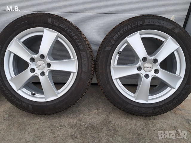 Лети джанти 17 цола 5х112мм, снимка 3 - Гуми и джанти - 52885748