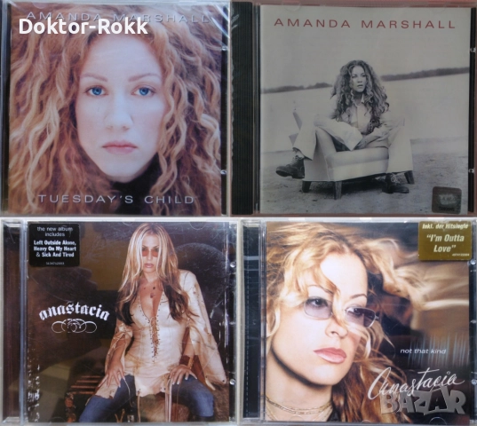 Anastacia +  Amanda Marshall – CD - оригинални дискове