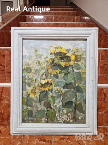 Борислав Бонев- Натюрморт масло върху платно , снимка 2 - Картини - 53878281