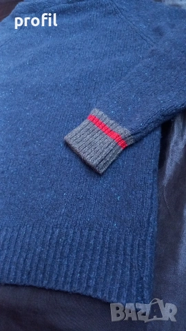 Scotch&Soda S мъжки пуловер агнешка вълна, снимка 7 - Пуловери - 53249491