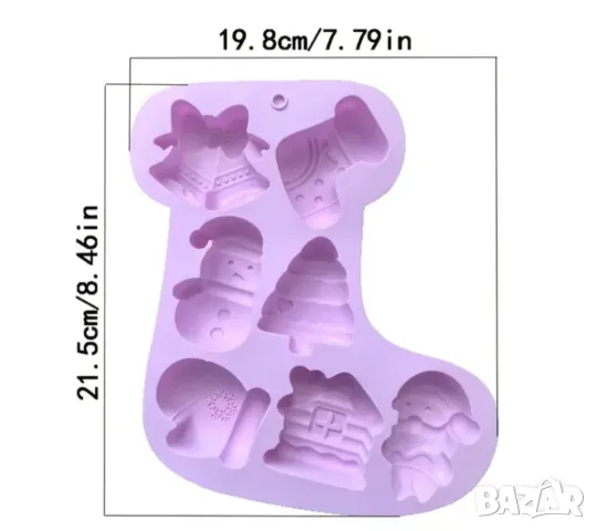 Молд Коледа , снимка 5 - Форми - 49667620