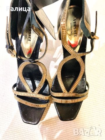 Дамски сандали VERSACE ORIGINAL, снимка 16 - Дамски елегантни обувки - 45916860