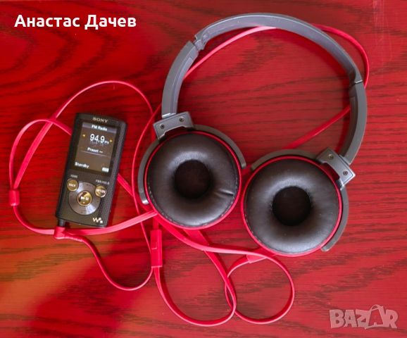 Комплект Слушалки -SONY MDR-XB450 и MP4 SONY, снимка 6 - Слушалки и портативни колонки - 46803564