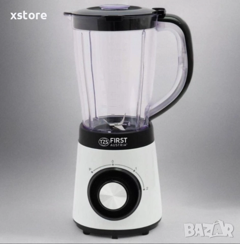Блендер с мощност 500W, Пулс функция, 2 нива на скорост, 4 остриета от неръждаема стомана FIRST, снимка 3 - Блендери - 52595555