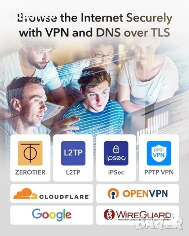 Нов Cudy LT500E 4G LTE Cat 4 модемен рутер със слот за SIM карта, AC1200 WiFi, OpenVPN, Wireguard..., снимка 3 - Рутери - 51636331