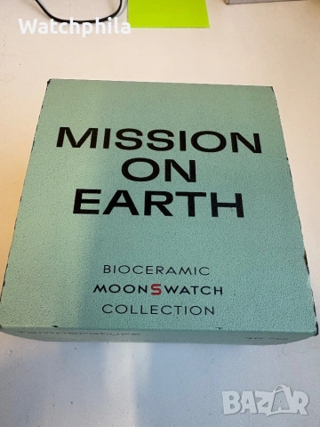 Omega x Swatch Moonswatch, mission to Earth.Оригинален, снимка 7 - Мъжки - 54097879