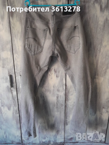 Мъжки дънки - "G-Star RAW" (сиви), снимка 2 - Дънки - 54012434