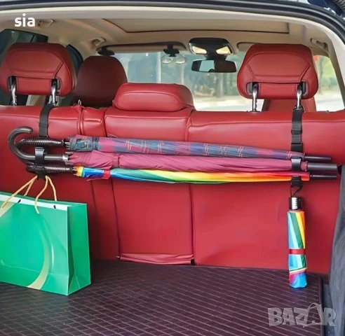 Закачалка за кола, Държач за подглавник, черен