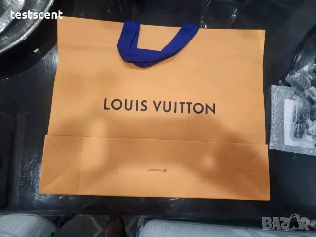 Бутикова подаръчна торба Louis Vuitton 48см x 39см x 12см LV хартиена бутик gift shopping bag, снимка 4 - Чанти - 48211092