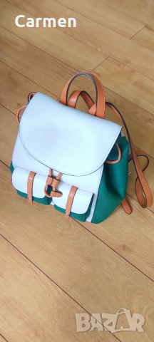 TendenZ - дамска раница в зелен цвят, снимка 18 - Раници - 52429479