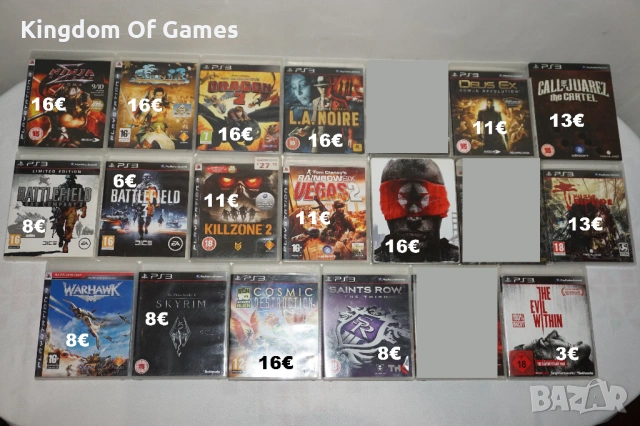 Игри за PS3 Ninja Gaiden/Genji/Dragon 2/LA Noire/Deus Ex/Battlefield/Skyrim/Warhawk/Killzone 2