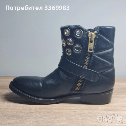 Дамски кожени боти ASH, снимка 5 - Дамски боти - 52305435