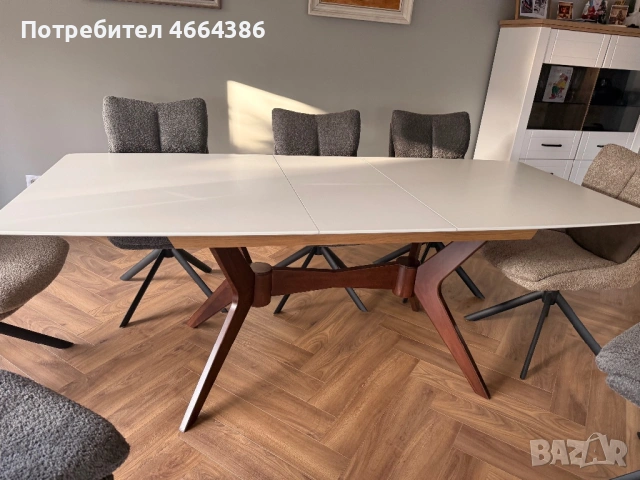 Трапезна маса, MDF, снимка 2 - Маси - 54003489