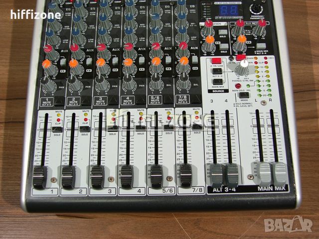  Пулт Behringer xenyx x1204usb /1 , снимка 3 - Ресийвъри, усилватели, смесителни пултове - 46159091