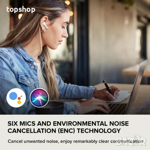 CREATIVE Zen Air Plus леки безжични слушалки за поставяне в ушите, снимка 4 - Безжични слушалки - 50302915