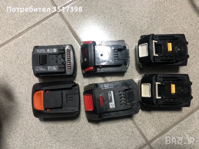 Батерии мakita ,milwaukee, wurth, Bosch ,Fein, снимка 2 - Други инструменти - 54008088