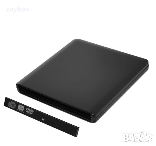 ODPS1203-SU3 Изскачащ 12,7 мм USB3.0 алуминиев външен DVD, снимка 1 - DVD филми - 45578980