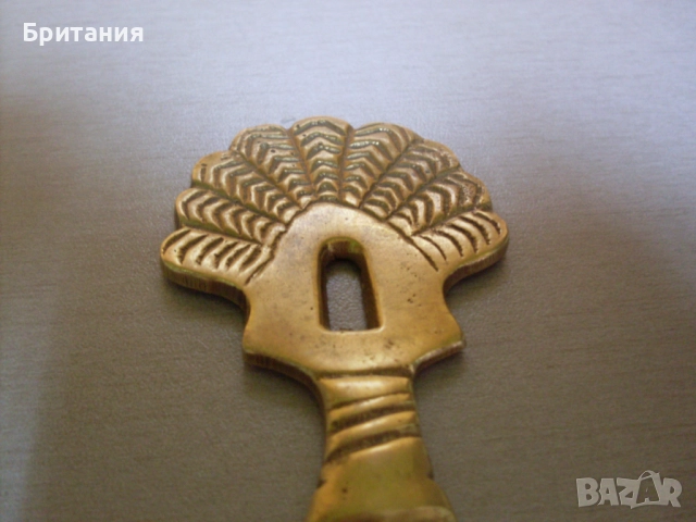 Бронзов нож за писма- кама., снимка 2 - Антикварни и старинни предмети - 52899217