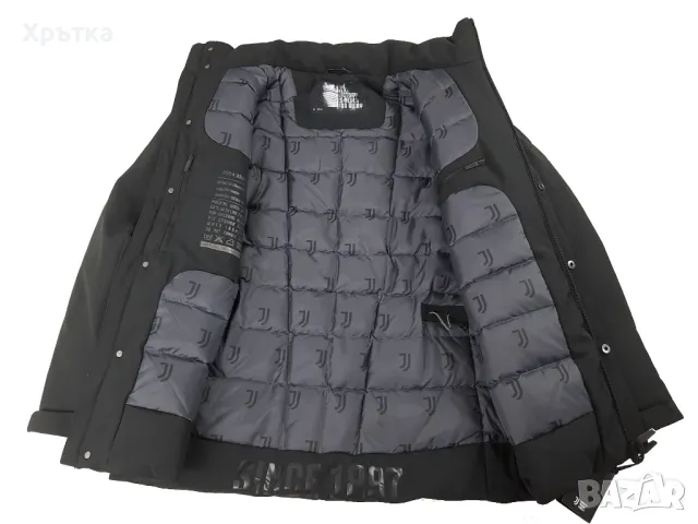 Juventus Field Jacket - Оригинално мъжко яке с пух и пера р-р L, снимка 7 - Якета - 48709894