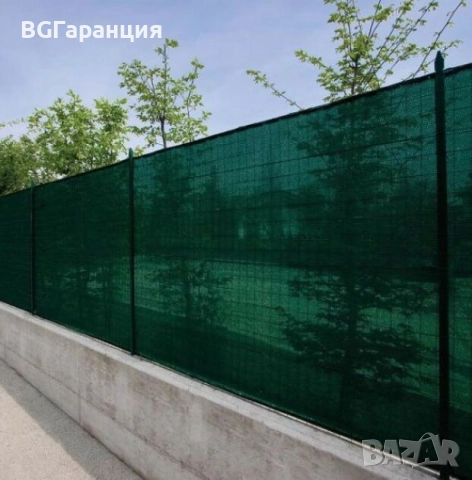Засенчваща мрежа за ограда и защита - 90% сянка, 200 см. ширина, снимка 4 - Други стоки за дома - 52043738