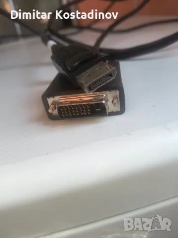 dvi към dispaly port 3 метра, снимка 2 - Кабели и адаптери - 47014896