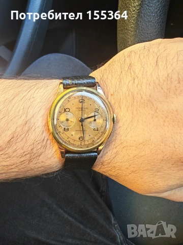 Chronographe Suisse Gold 18k, снимка 2 - Мъжки - 53168005