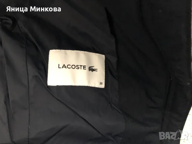 Lacoste- дамско зимно яке с гъши пух, размер M, снимка 10 - Якета - 47363554