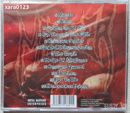 Master – Mangled Dehumanization, снимка 2 - CD дискове - 46126186