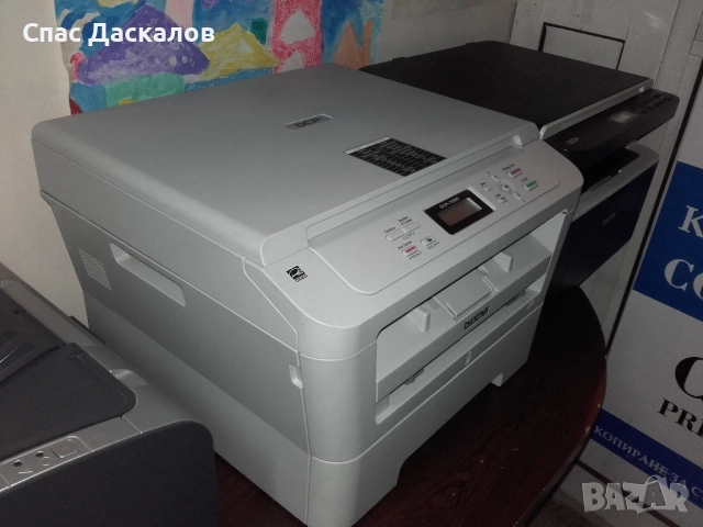 Отличен! Лазерен принтер, скенер и копир 3 в 1 Brother DCP 7055, снимка 3 - Принтери, копири, скенери - 53850651
