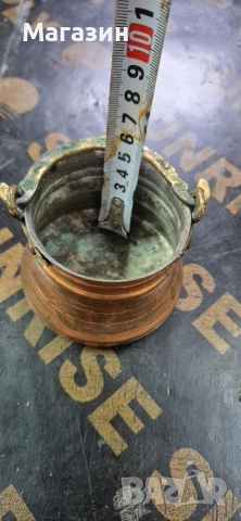 Медно менче, снимка 3 - Антикварни и старинни предмети - 52964582