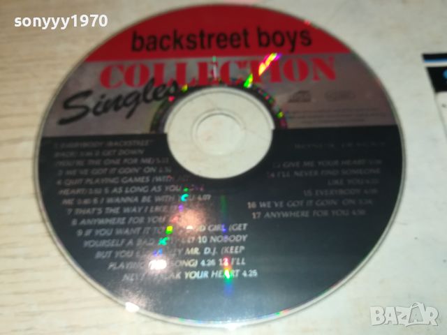 BACKSTREET BOYS CD 1607241008, снимка 4 - CD дискове - 46594417