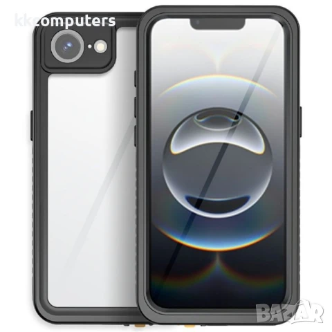 iPhone 16e REDPEPPER Водоустойчив / Удароустойчив Калъф + Скрийн Протектор – Черен, IP68