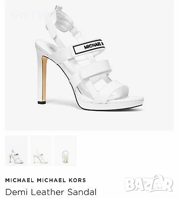 Michael Kors Demi Leather Sandal, естествена кожа, снимка 5 - Сандали - 54185496