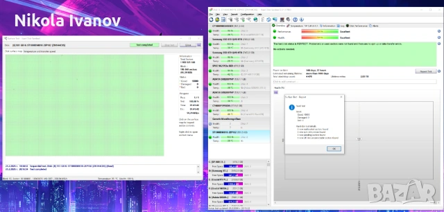1TB 3.5 inch HDD Seagate Barracuda ST1000DM010 | SATA | 100% Живот | хард диск | 7200 RPM, снимка 6 - Твърди дискове - 53583030
