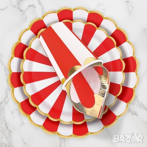 Комплект прибори за еднократна употреба от 96 части, снимка 3 - Други - 50990139