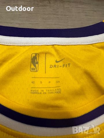 Мъжки потник Nike x NBA Los Angeles Lakers, размер: S , снимка 4 - Тениски - 45082499