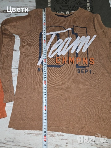 Дънки + три блузи за 10 евро, снимка 4 - Детски панталони и дънки - 53383273