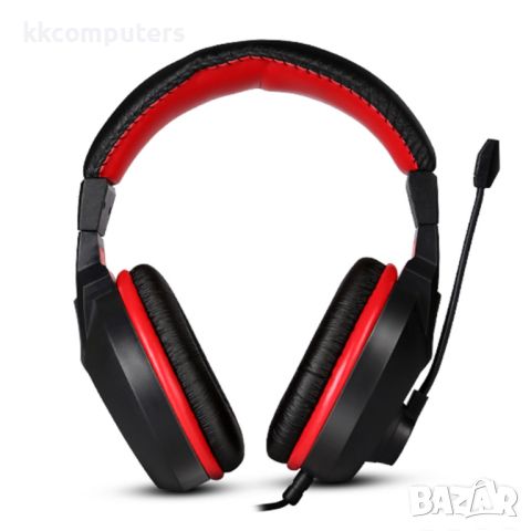 Геймърски слушалки Marvo H8321P, черен/червен - MARVO-H8321 , снимка 2 - Слушалки за компютър - 46320274