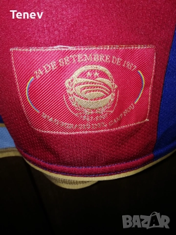 Barcelona Ronaldinho 2007/2008 Nike оригинална тениска фланелка Барселона Роналдиньо юбилейна , снимка 6 - Тениски - 52931555