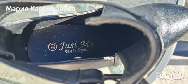 Дамски обувки, Just me, 39, снимка 3 - Дамски елегантни обувки - 52223495