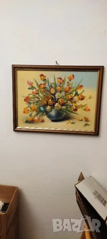 Две картини натюрморт* С дървени рамки* , снимка 2 - Декорация за дома - 51269027