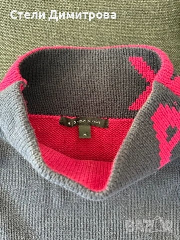 Пуловер Armani Exchange става за М/Л, снимка 5 - Блузи с дълъг ръкав и пуловери - 52934789