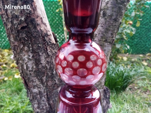 * Bohemia * - антикварен кристален сервиз !, снимка 5 - Антикварни и старинни предмети - 52653169