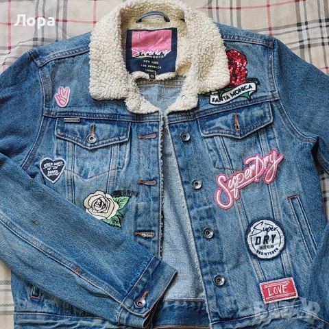 Дамско дънково яке 