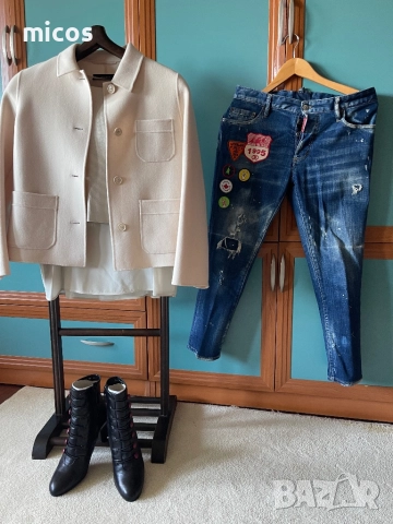 Alberto Zaga,естествена кожа отвън и отвътре изцяло,италиански 100%оригинал боти, снимка 8 - Дамски боти - 52722905