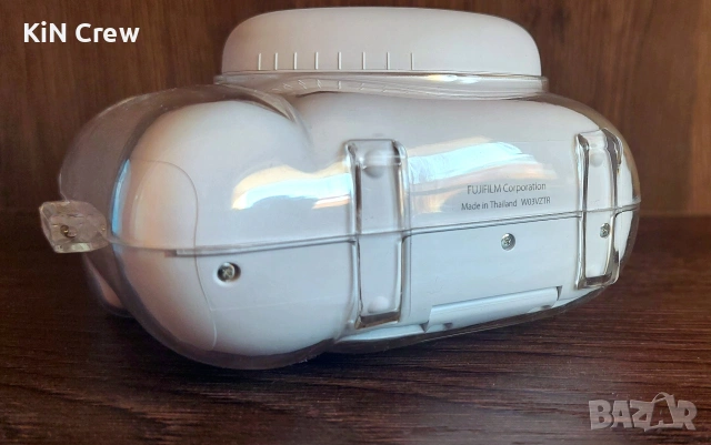 Fujifilm Instax Mini 12 camera (Clay white) + plastic shell, EVA case, снимка 5 - Фотоапарати - 53858348