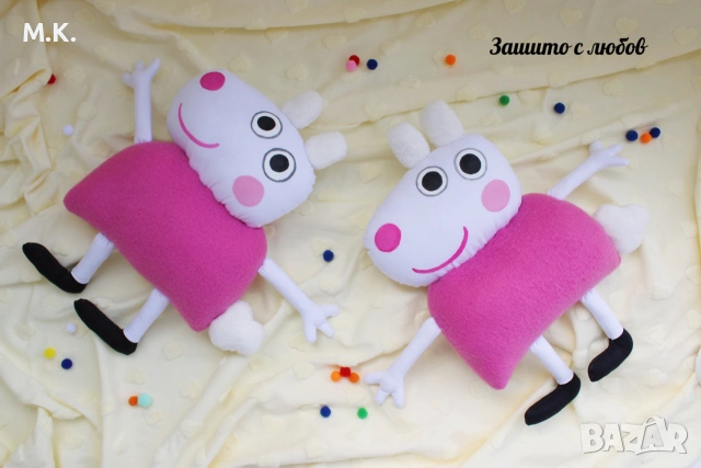 Овцата Сузи, Сузи овцата, Пепа прасето, снимка 2 - Плюшени играчки - 53004214