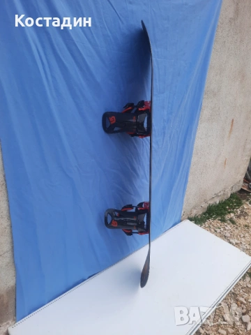 Сноуборд BURTON radius-150см.woodcore-flattop-rocker  с автомати , снимка 11 - Зимни спортове - 53066985